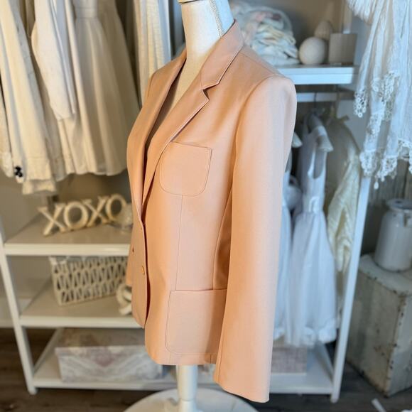 Haberdashery sz. 12 vintage light pink/peach blazer Easter special occasion 3719 - Picture 2 of 8